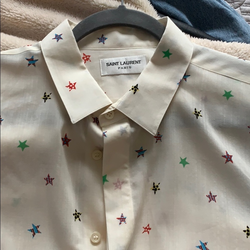 Saint Laurent button down dress shirt